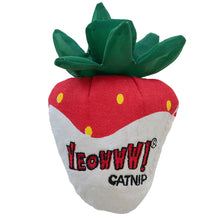 Yeowww White Chocolate Dipped Strawberry Catnip Toy