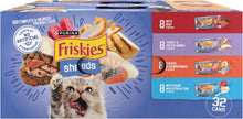 Friskies Shreds Variety Pack 32Ct of 5.5Oz Cans