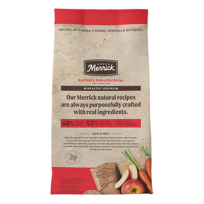 Merrick Classic Healthy Grains Beef and Brown Rice Dry Dog Food