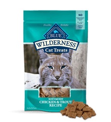 Blue Buffalo Blue Wilderness Soft-Moist Cat Treats Chicken and Trout Treats (2oz)