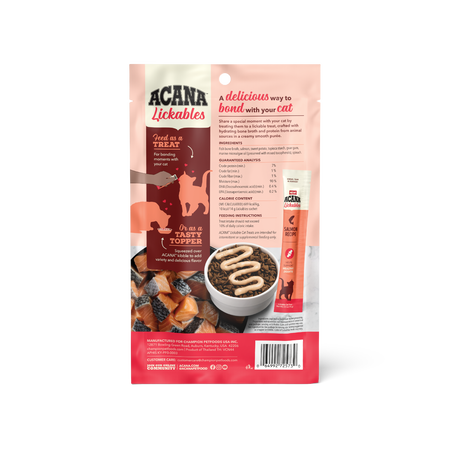 Acana Lickables Salmon Cat Treats (2.5oz)