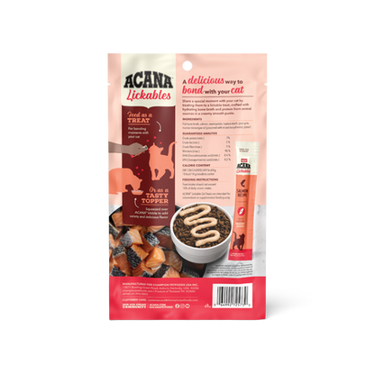 Acana Lickables Salmon Cat Treats (2.5oz)