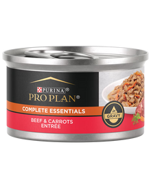 Pro Plan Complete Essentials Beef & Carrots Entrée in Gravy Wet Cat Food (3oz)
