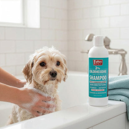 Jeffers Medicated 2% Chlorhexidine Shampoo for Dogs, Cats & Horses