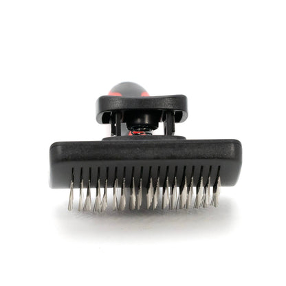 Jeffers Self-Cleaning Slicker Pet Grooming Brush