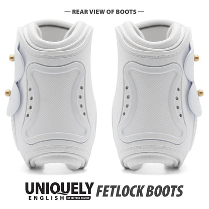 Jeffers Uniquely English Fetlock Boots for Horses, 2-Pack