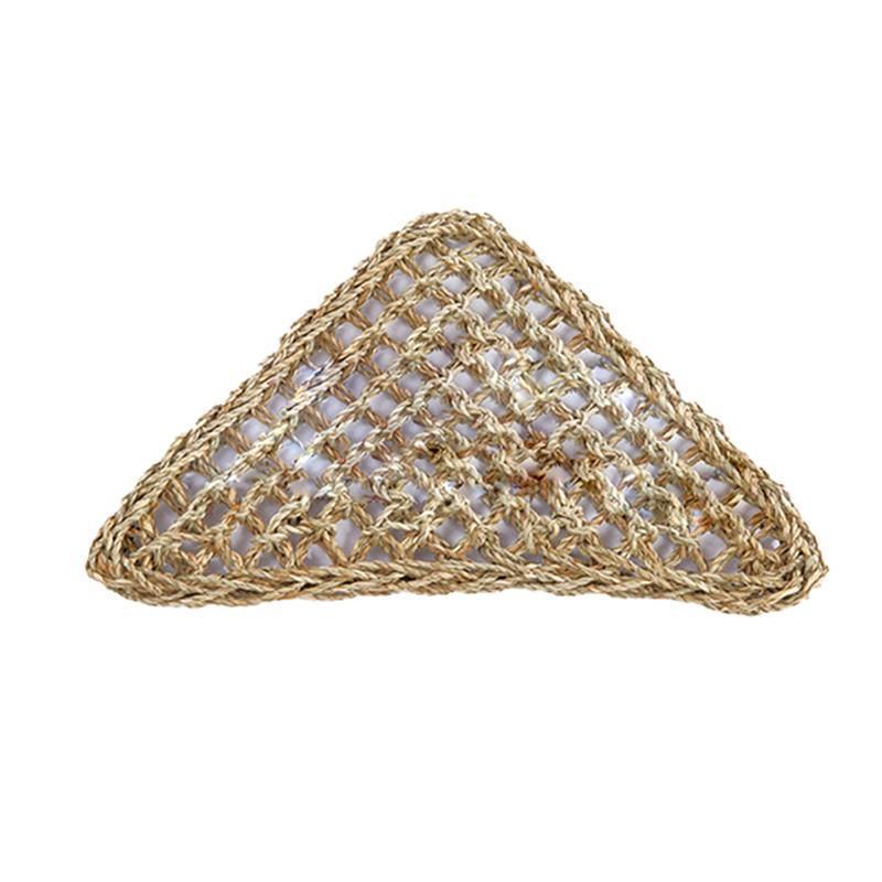 Comfortable and Natural Straw Reptile Bed Hammock for Basking and Relaxation