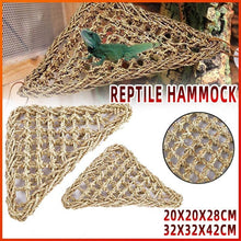 Comfortable and Natural Straw Reptile Bed Hammock for Basking and Relaxation