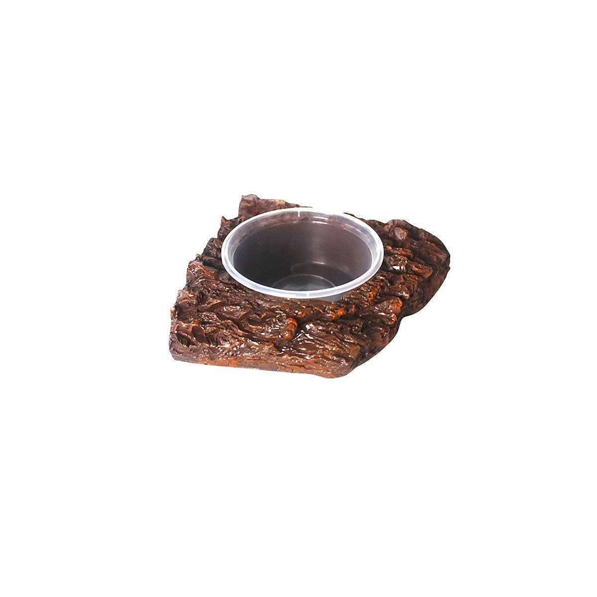 Resin Landscaping Reptiles Bowl Feeder Feeding Water Terrarium Bowls Geckos Dish