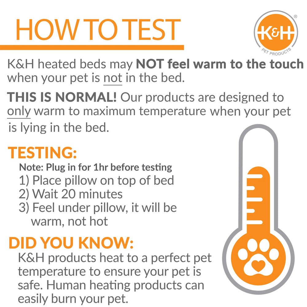 K&H Pet Products Thermo-Pet Cave Heated Cat Bed – Plush Cat Cave & Tunnel for Cats and Small Dogs