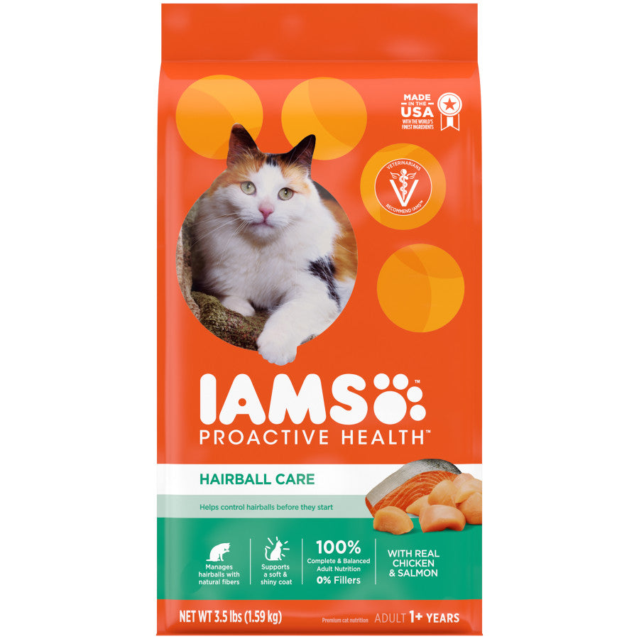 IAMS ProActive Health Adult Hairball Care Cat Food 3.5lb