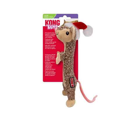 KONG Holiday Cat Luvs Mouse Plush Catnip Cat Toy