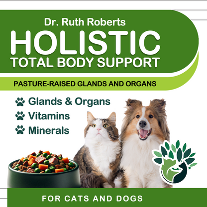 Holistic Total Body Support Multivitamin Glandular Support For Dogs And Cats