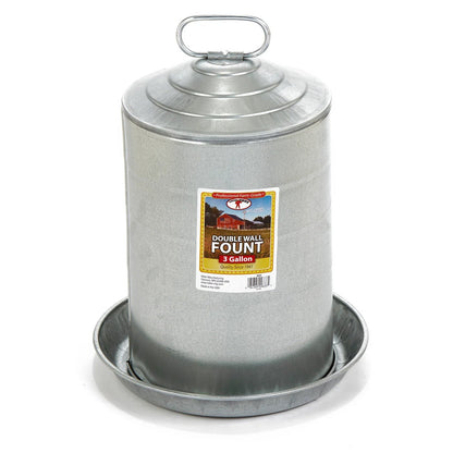 Little Giant Double Wall Fountain Poultry & Chicken Waterer