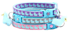 Blue Llamas Breakaway Cat Collar