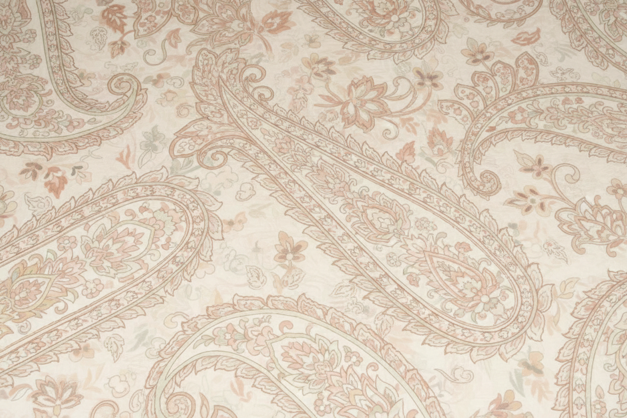 low contrast paisley