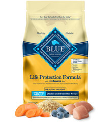 Blue Buffalo Life Protection Formula Adult Healthy Weight Small Breed Chicken and Brown Rice Dry Dog Food