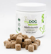 Sanctuary Strength Daily Multivitamin Chews for dog vitality and immunity boost