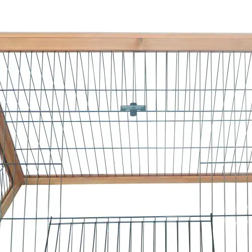 Wooden A Frame Outdoor Rabbit Cage Small Animal Cage