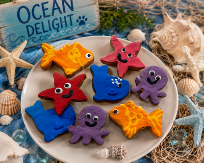Ocean Delight Dog Cookies – Organic Handmade Dog Treats