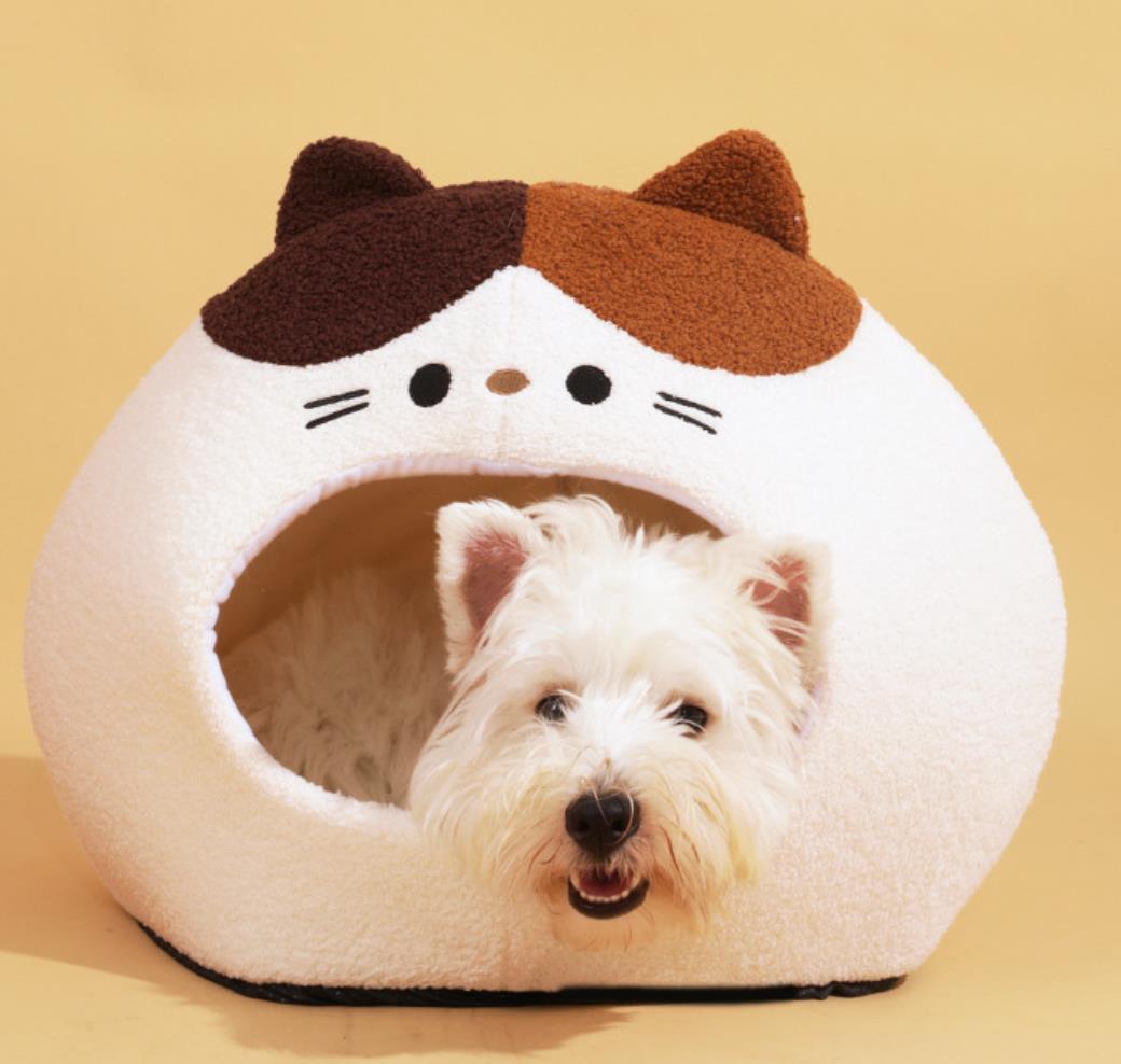 One Bite Ivory Pet Bed-2