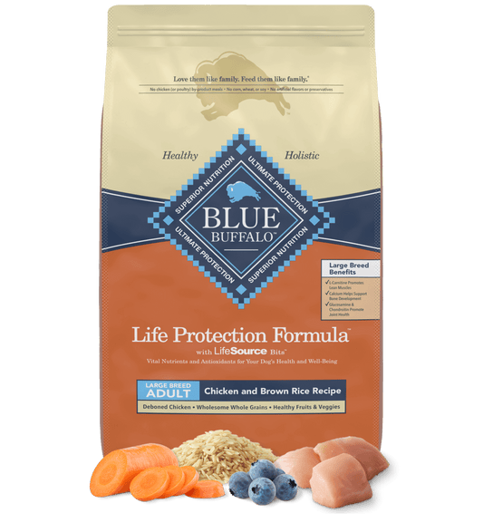 Blue Buffalo Large Breed Adult Chicken and Brown Rice Dry Dog Food