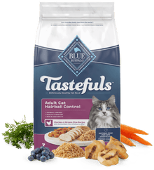 Blue Buffalo Blue Tastefuls Adult Cat Hairball Control Chicken & Rice Dry Food (3lb)