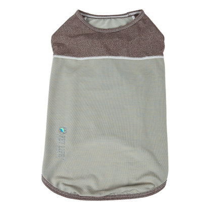 Pet Life ® Active 'Aero-Pawlse' Quick-Dry and 4-Way-Stretch Yoga Fitness Dog T-Shirt Tank Top