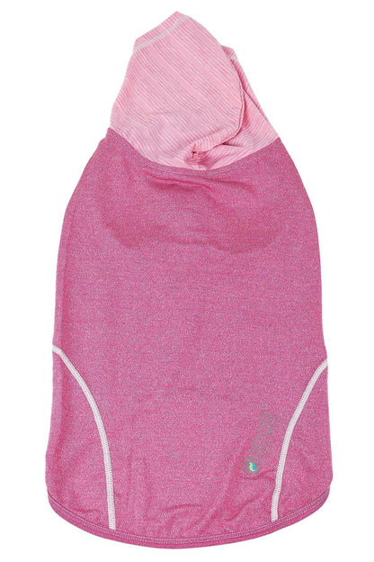 Pet Life ® Active 'Pull-Rover' 4-Way Stretch Sleeveless Fitness Yoga Dog T-Shirt Hoodie