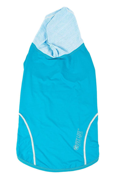 Pet Life ® Active 'Pull-Rover' 4-Way Stretch Sleeveless Fitness Yoga Dog T-Shirt Hoodie