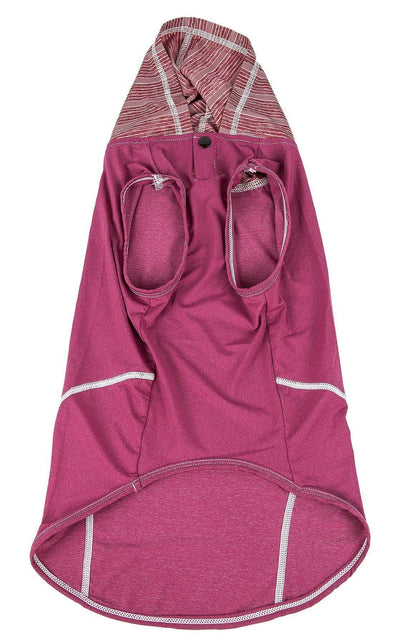 Pet Life ® Active 'Pull-Rover' 4-Way Stretch Sleeveless Fitness Yoga Dog T-Shirt Hoodie