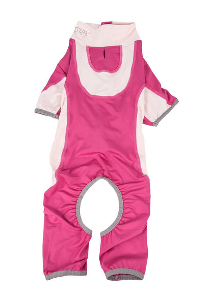 Pet Life ® Active 'Warm-Pup' Stretchy and Quick-Drying Fitness Dog Yoga Warm-Up Tracksuit