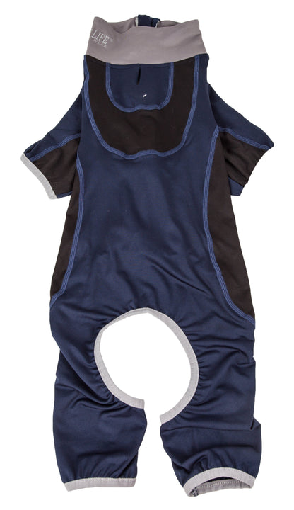 Pet Life ® Active 'Warm-Pup' Stretchy and Quick-Drying Fitness Dog Yoga Warm-Up Tracksuit