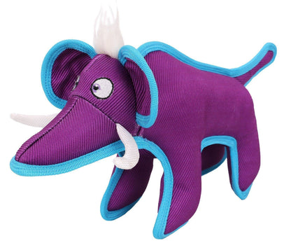 Pet Life ® 'Dura-Chew' Plush Animal Nylon Squeaker Dog Toy