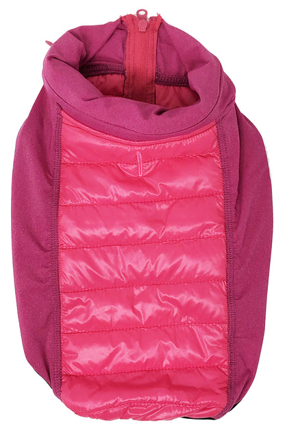 Pet Life ® 'Apex' Lightweight Hybrid 4-Season Stretch and Quick-Dry Dog Coat w/ Pop out Hood