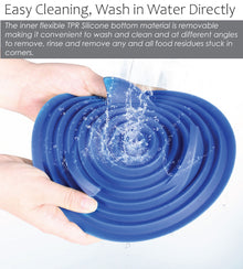 Pet Life ® 'Cirlicue' Shark Fin Shaped Modern Slow Feeding Pet Bowl