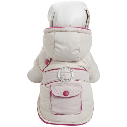 Pet Life ® Dual-Toned 3M Insulated Diamond Jeweled Pet Dog Jacket
