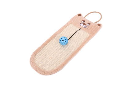 Pet Life ® Eco Natural Sisal And Jute Hanging Carpet Cat Scratcher