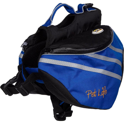 Pet Life ® 'Everest' DUPONT Waterproof Reflective Travel Fashion Designer Outdoor Camping Pet Dog Backpack Carrier
