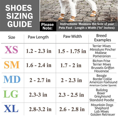 Pet Life ® Fur-Comfort 3M Insulated Fashion Fur and PVC Waterproof Winter Dog Boots - Set of 4