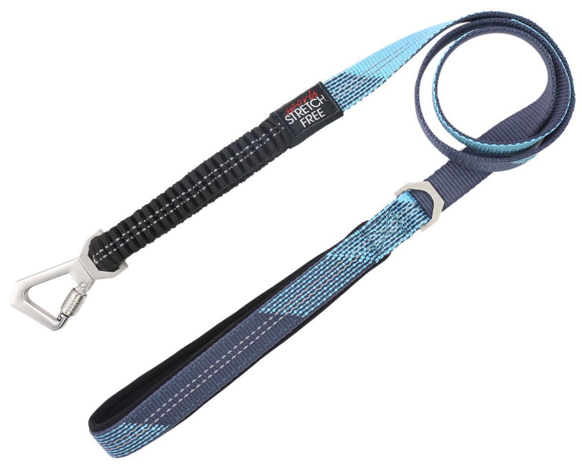 Pet Life ® 'Geo-prene' 2-in-1 Shock Absorbing Neoprene Padded Reflective Dog Leash and Harness