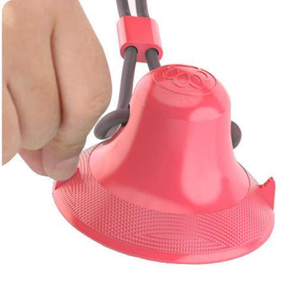 Pet Life ® 'Grip N' Play' Treat Dispensing Ball Shaped Suction Cup Dog Toy