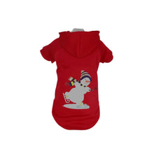 Pet Life ® LED Lighting Holiday Snowman Hooded dog Costume Sweater w/ Included Batteries
