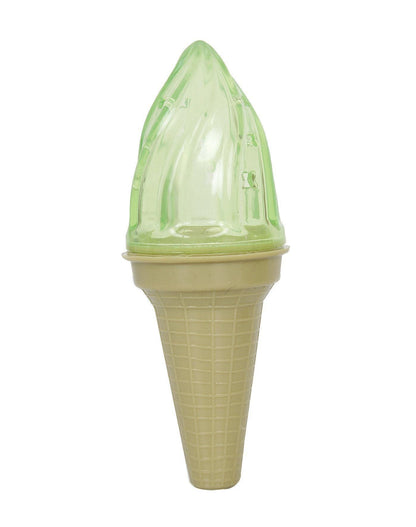 Pet Life ® 'Lick & Gnaw' Ice Cream Cone Freezable and Chewable Tossing Waterproof Floating Pet Dog Toy w/ Insertable Treat pocket