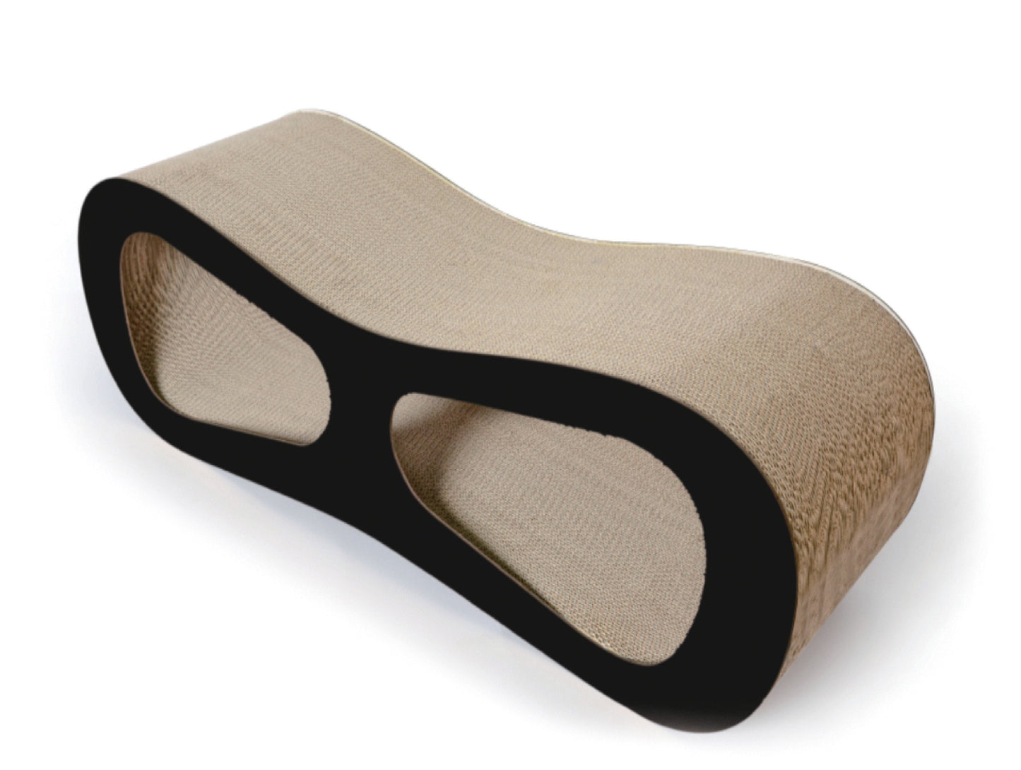 Pet Life ® Modiche Premium Quality Modern Designer Kitty Cat Scratcher Lounger Lounge With Catnip