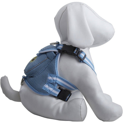 Pet Life ® 'Pocket Bark' Reflective Adjustable Fashion Pet Dog Harness w/ Hook-and-Loop Pouch and Dual Harness Rings