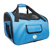 Pet Life ® 'Ultra-Lock' Collapsible Safety Travel Wire Folding Pet Dog Carseat Car Seat Carrier crate