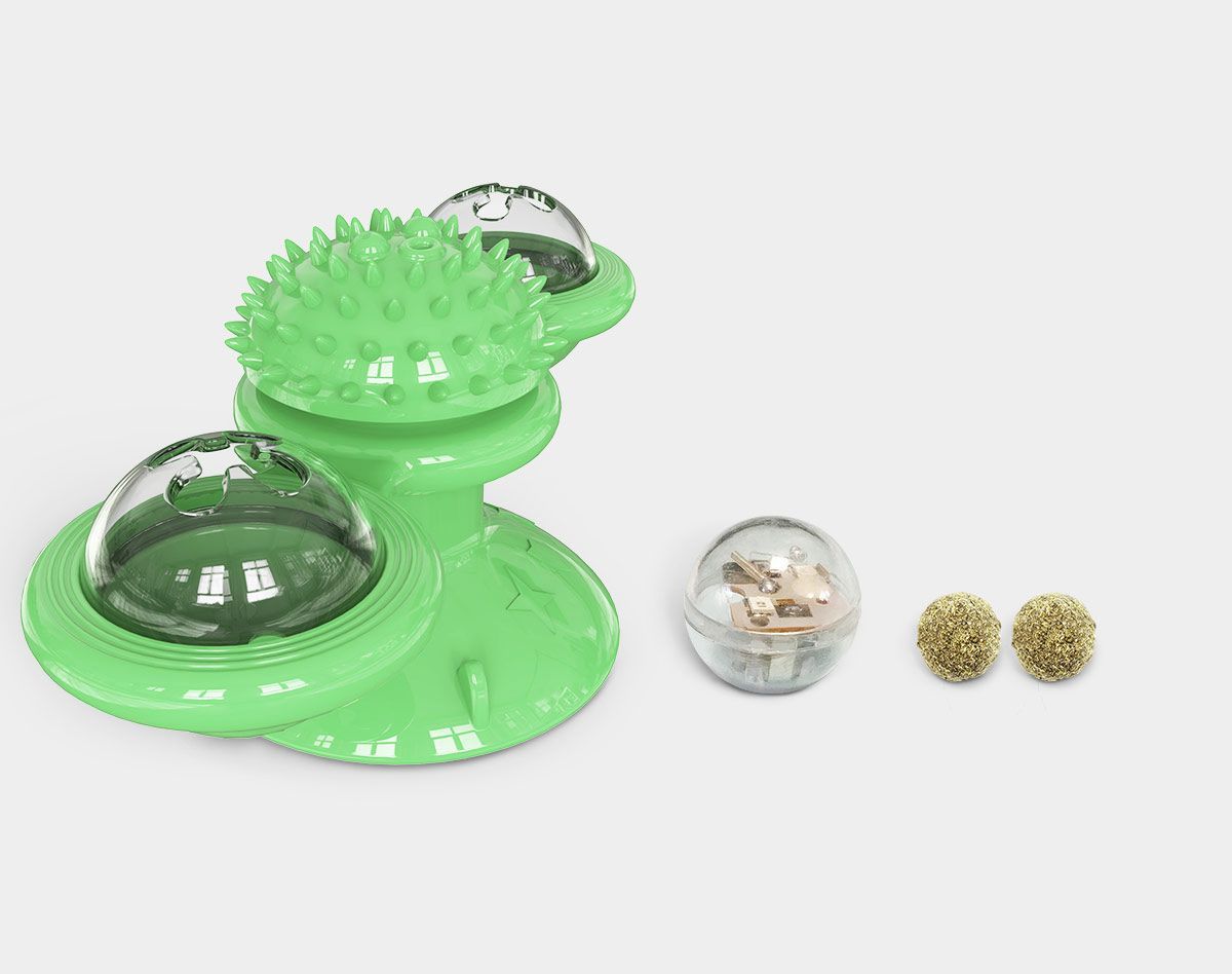Pet Life ® 'Windmill' Rotating Suction Cup Spinning Cat Toy