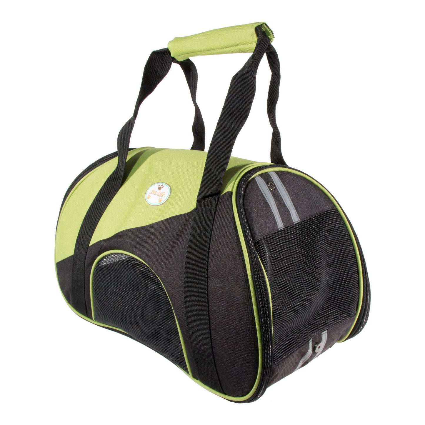 Pet Life ® 'Zip-N-Go' Airline Approved Contoured Fashion Designer Pet Dog Carrier