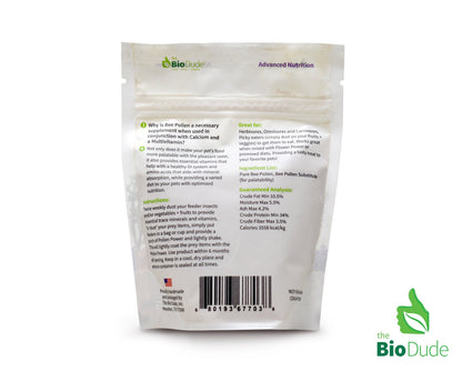 The Bio Dude - Pollen Power - Premium Bee Pollen Supplement - DS